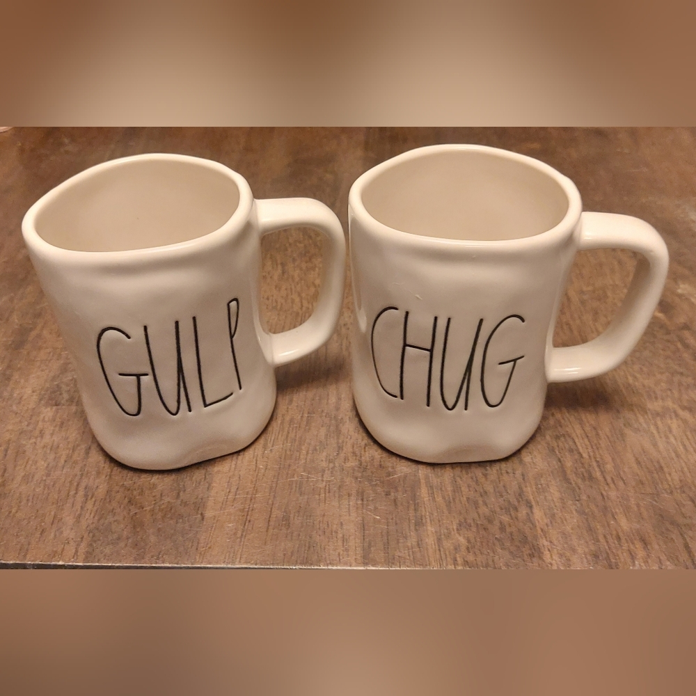 Rae Dunn Mugs Gulp Chug